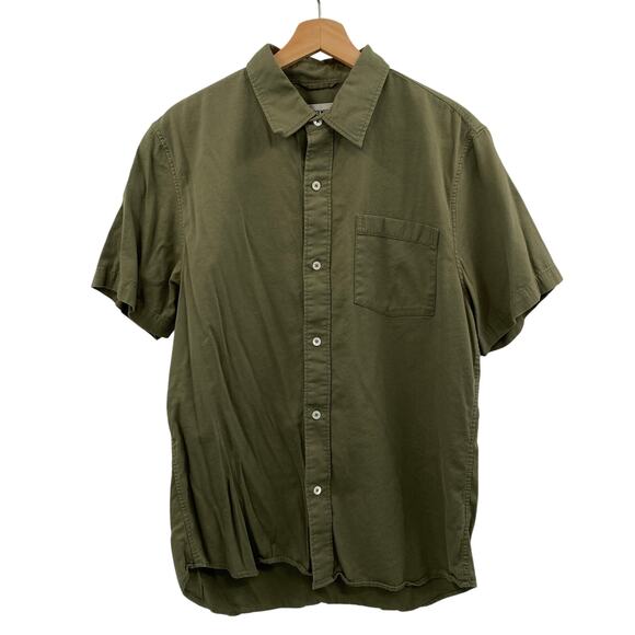 Buck Mason green short sleeve button down - Picture 1 of 6